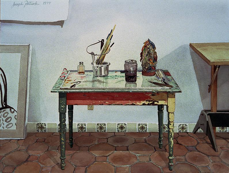 Studio Table  1977 18x24.jpg